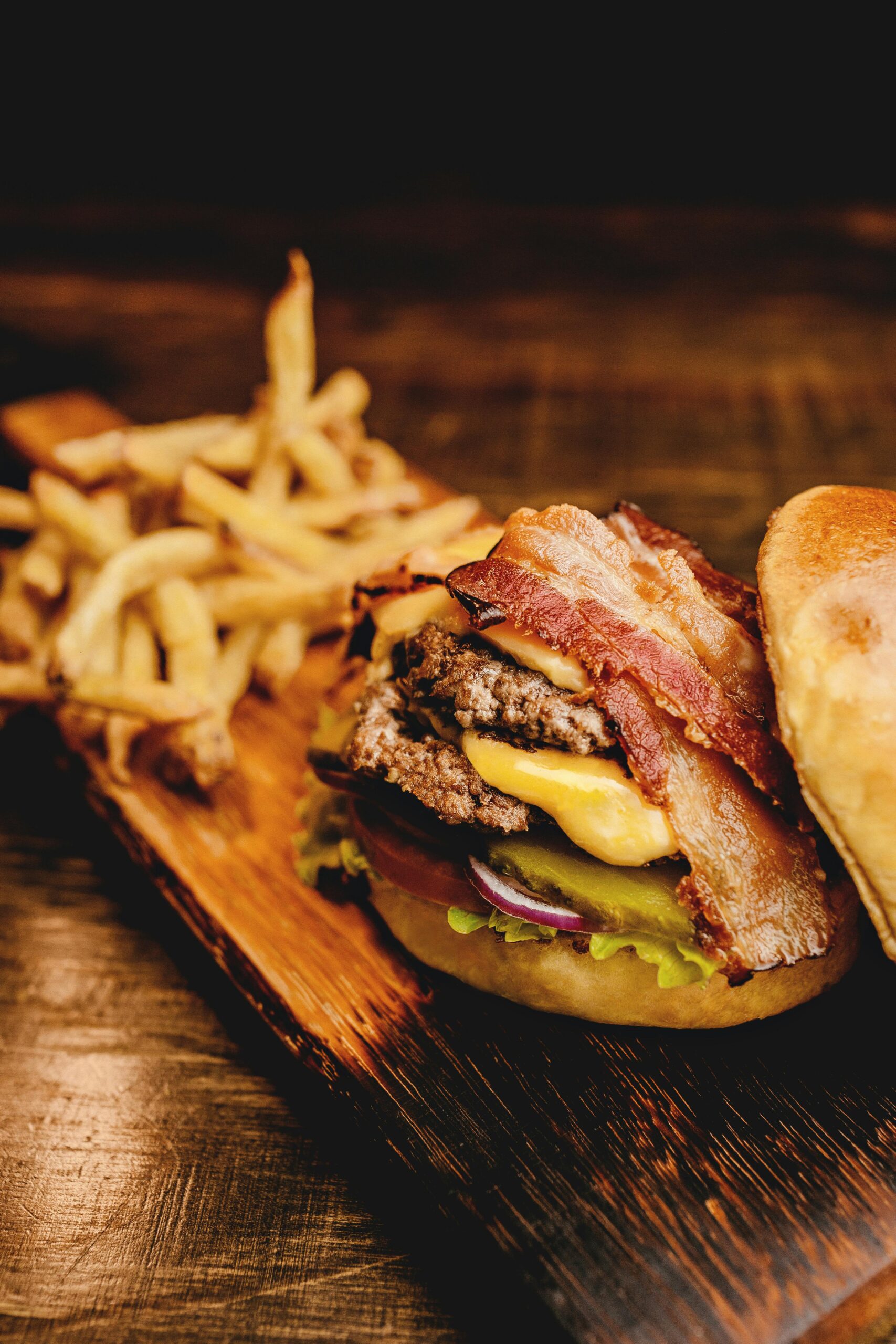 bacon and burger